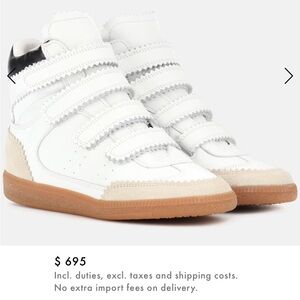 Isabel Marant Tan Sole Sneakers